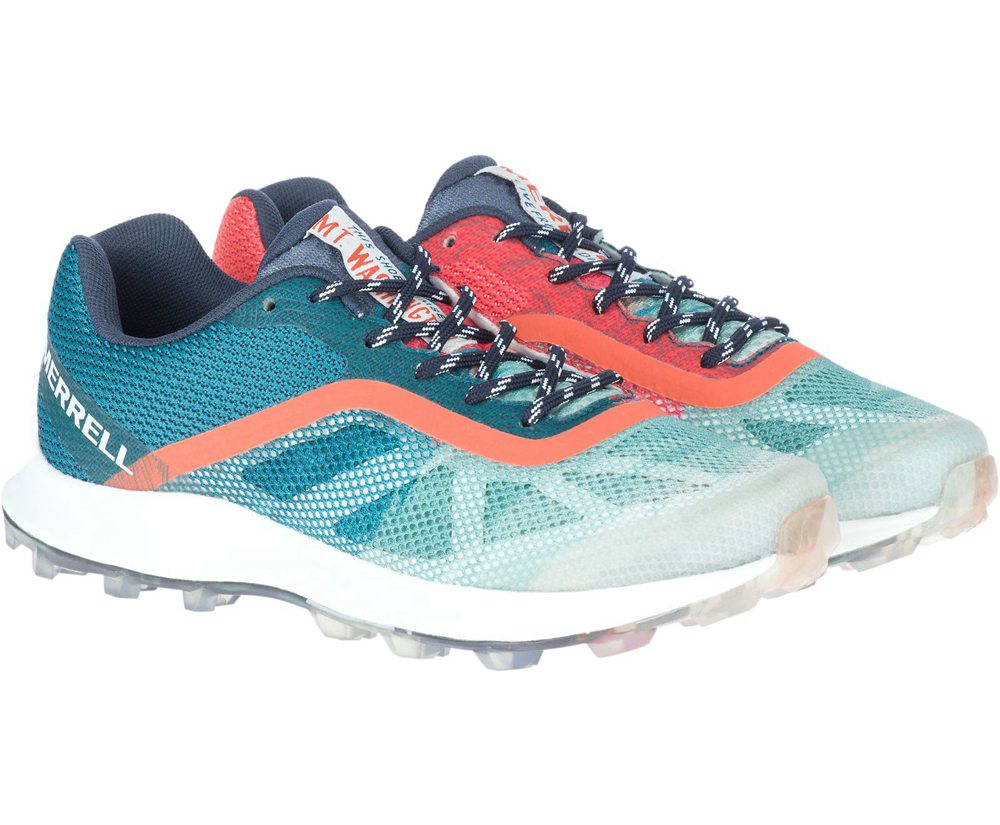 Merrell Sneakers Dame - Mtl Skyfire X White Mountains - Mintgrønne/Orange - VPL647908